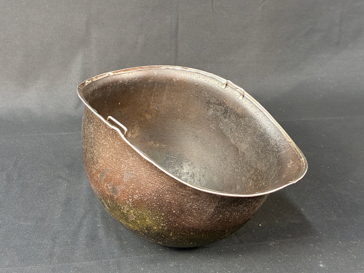 WW2 US M-1 Fixed Bale Helmet Relic