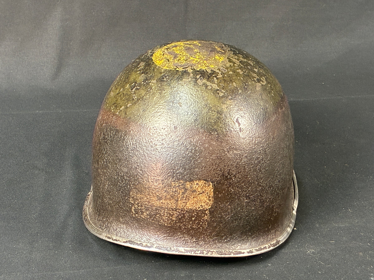 WW2 US M-1 Fixed Bale Helmet Relic