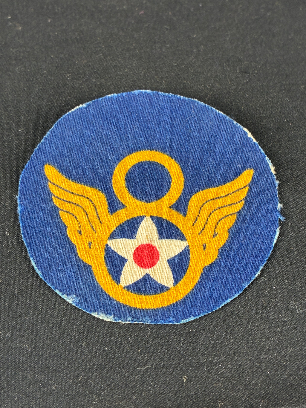WW2 USAAF 8th Airforce British Made Printed Badge
