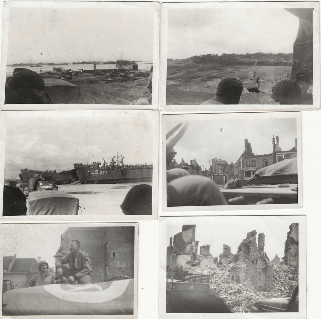 WW2 2nd Armored Normandy Photographs