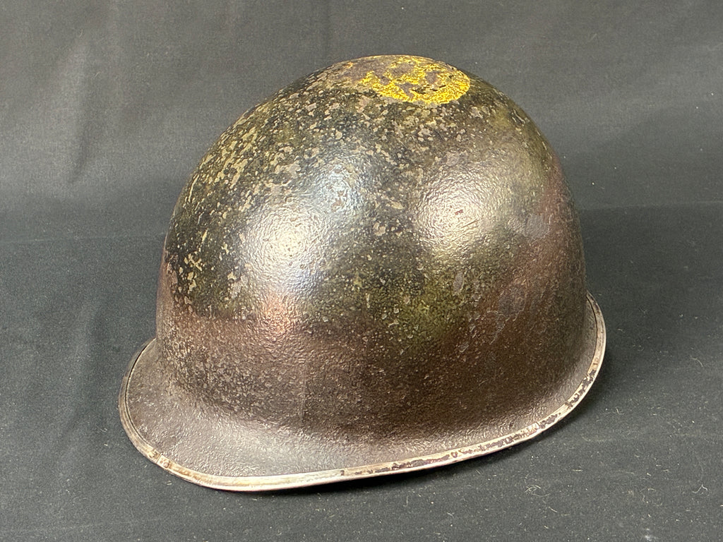 WW2 US M-1 Fixed Bale Helmet Relic