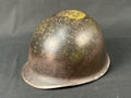 WW2 US M-1 Fixed Bale Helmet Relic
