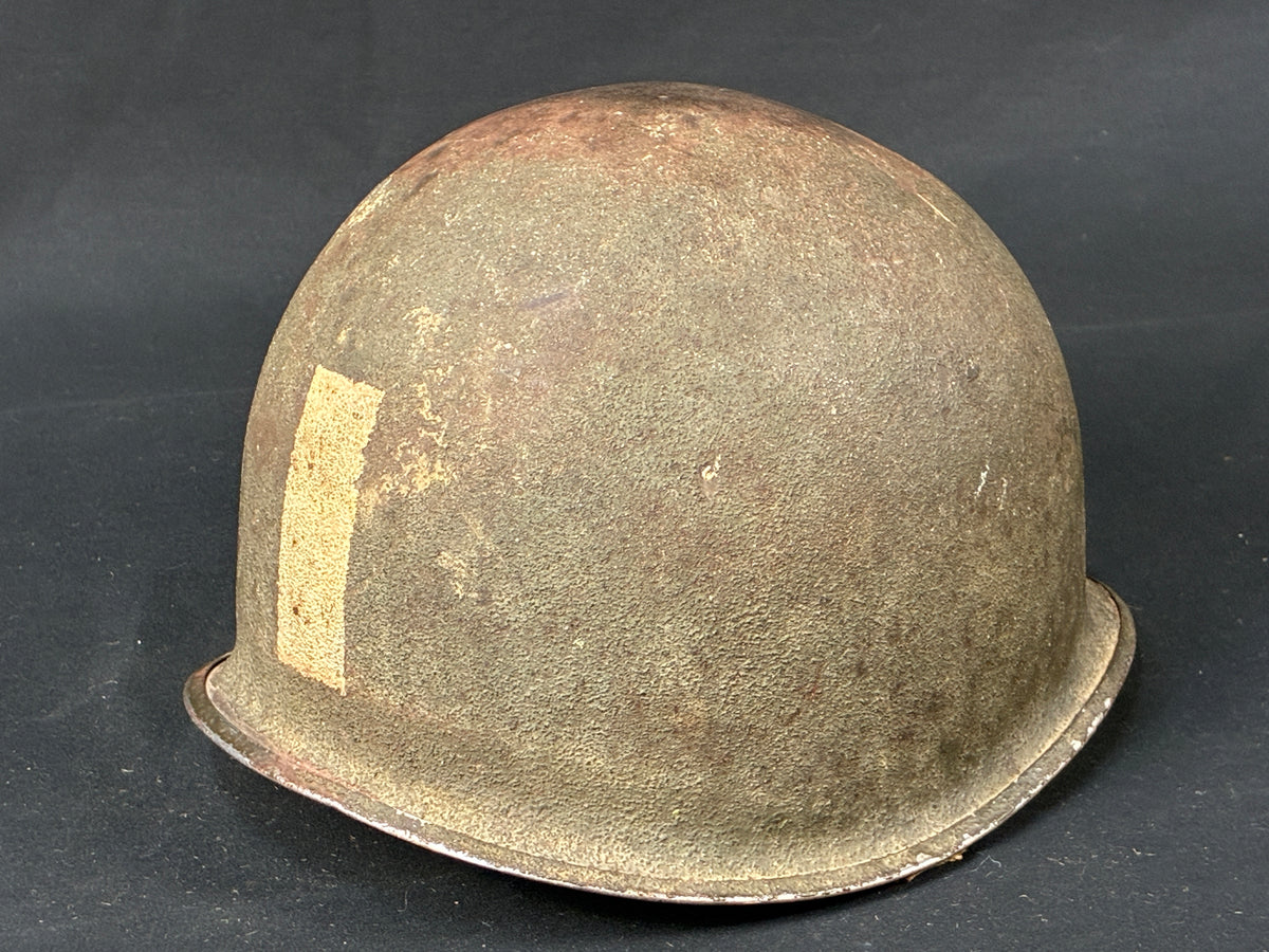 WW2 M-1 Fixed Bale 2nd Lt Helmet Named Grouping