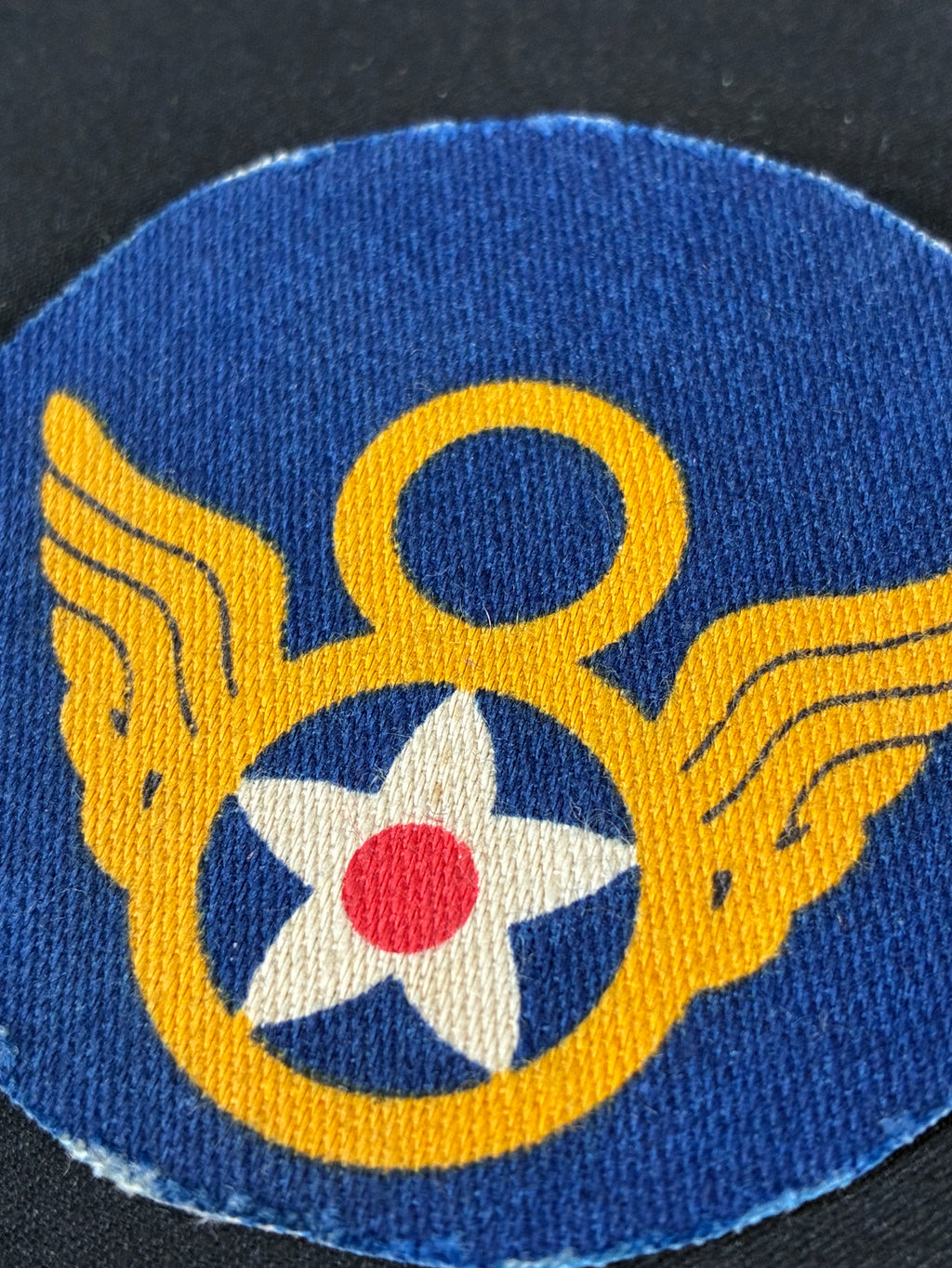WW2 USAAF 8th Airforce British Made Printed Badge