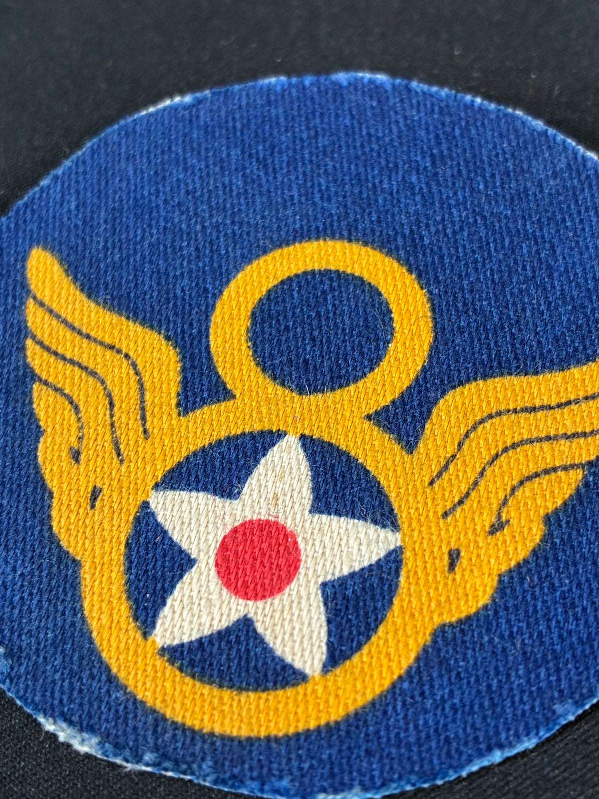 WW2 USAAF 8th Airforce British Made Printed Badge