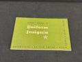 WW2 US Uniform Insignia Pocket Guide Booklet - 1943