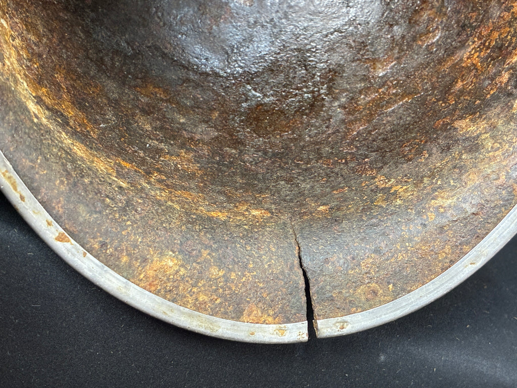WW2 US M-1 Swivel Bale Helmet shell- Normandy Relic