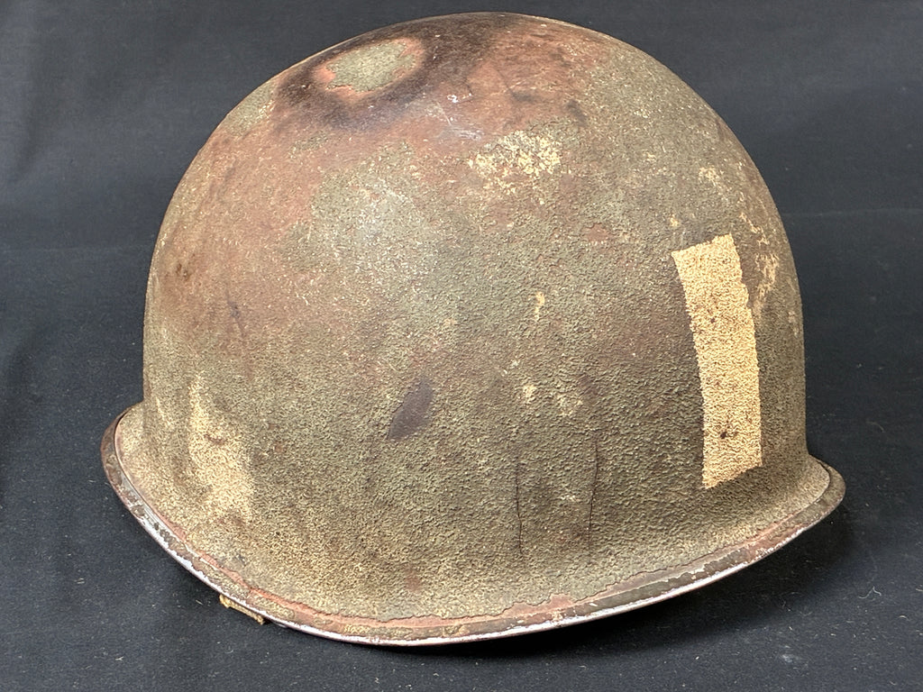 WW2 M-1 Fixed Bale 2nd Lt Helmet Named Grouping