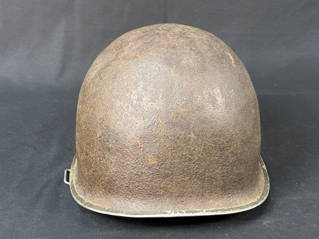 WW2 US M-1 Swivel Bale Helmet shell- Normandy Relic