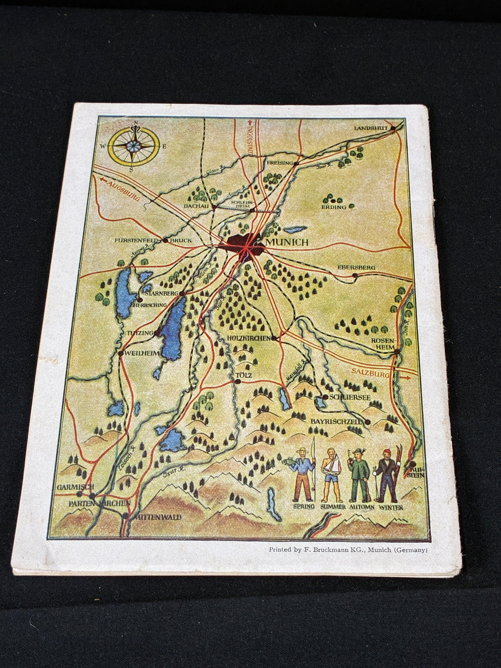 WW2 US Munich Guide Book - 3rd Army 1945