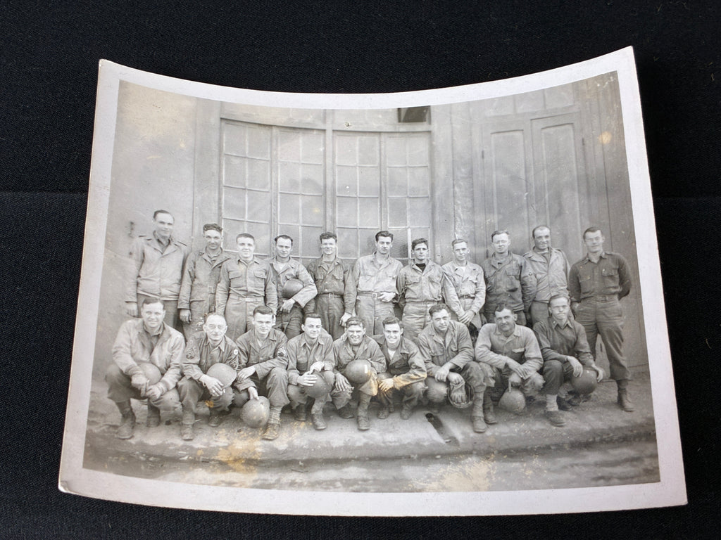WW2 M-1 Fixed Bale 2nd Lt Helmet Named Grouping