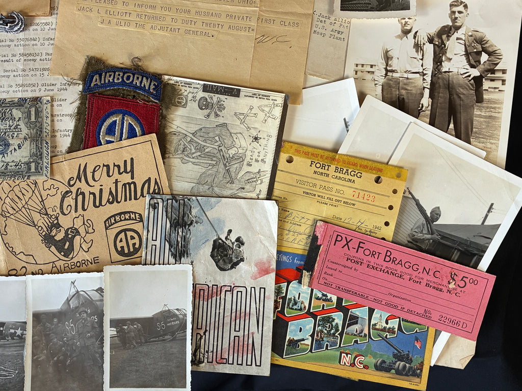 WW2 US 82nd Airborne- 325th Glider - D-Day - Named Grouping
