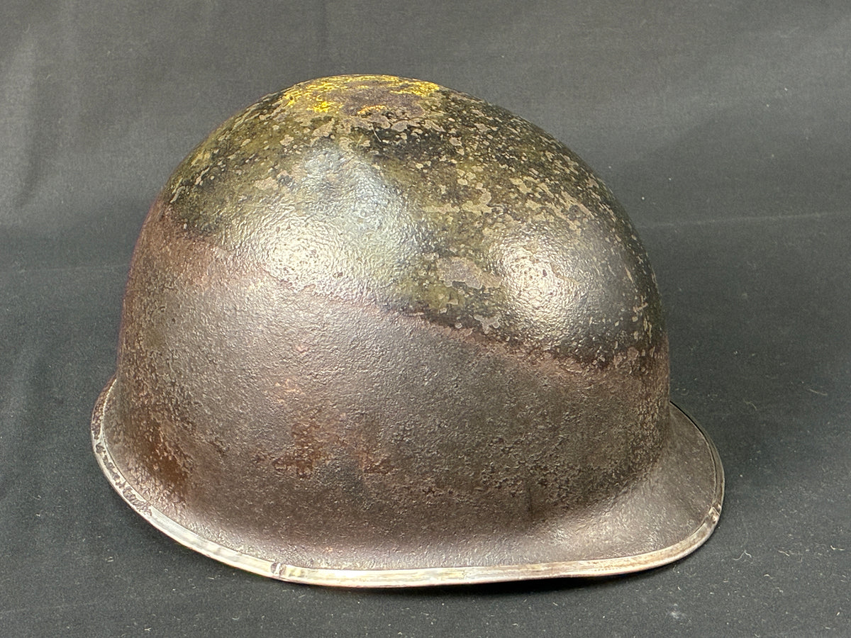 WW2 US M-1 Fixed Bale Helmet Relic