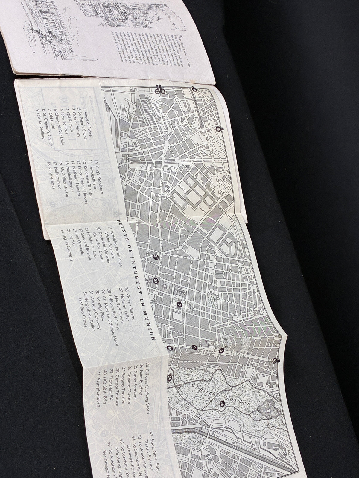 WW2 US Munich Guide Book - 3rd Army 1945