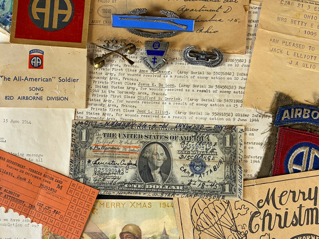 WW2 US 82nd Airborne- 325th Glider - D-Day - Named Grouping
