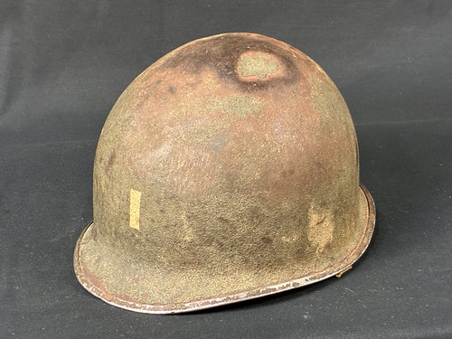 WW2 M-1 Fixed Bale 2nd Lt Helmet Named Grouping