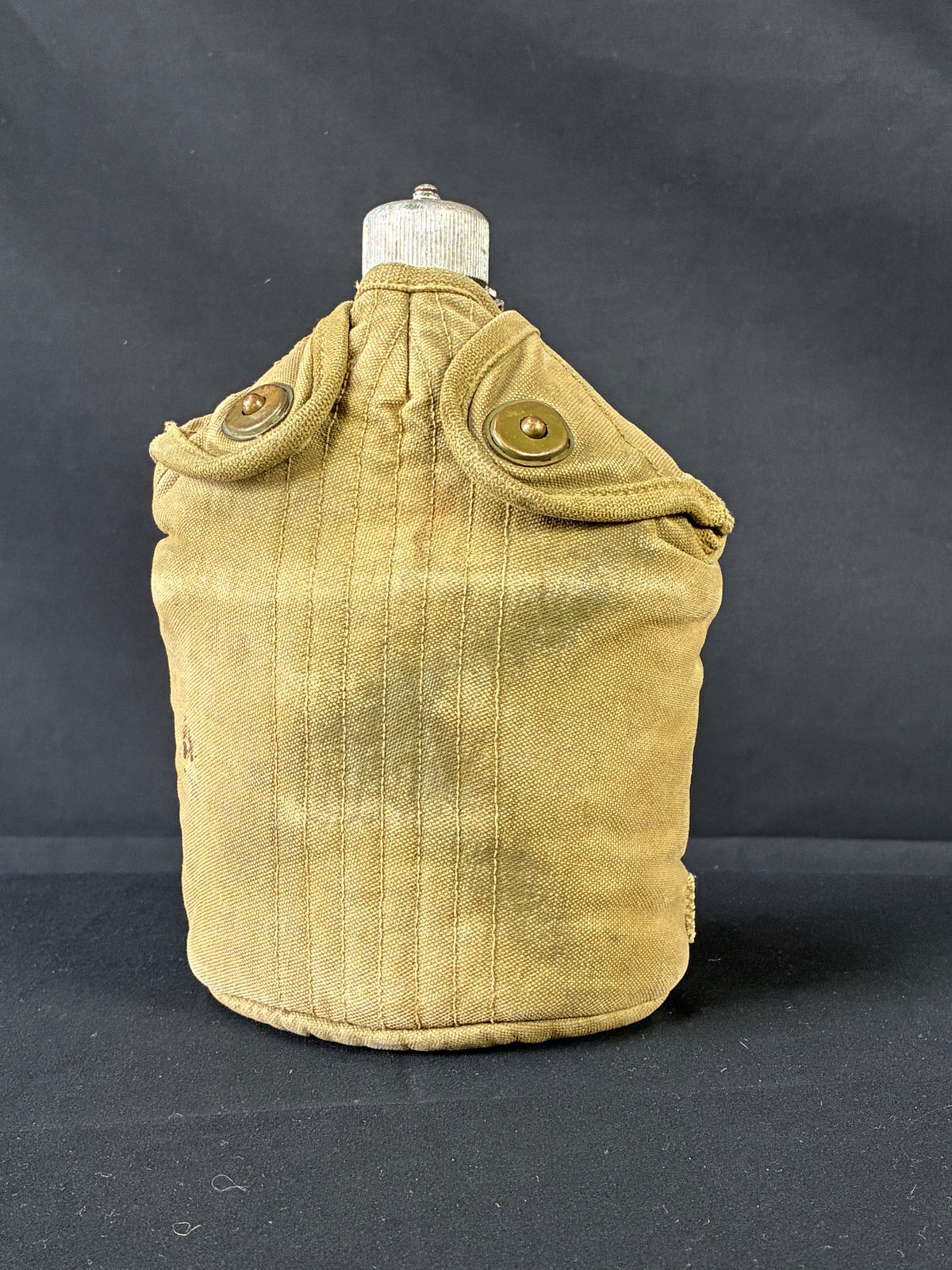 WW2 US M1919 Mounted Canteen Set - Camouflage Cover