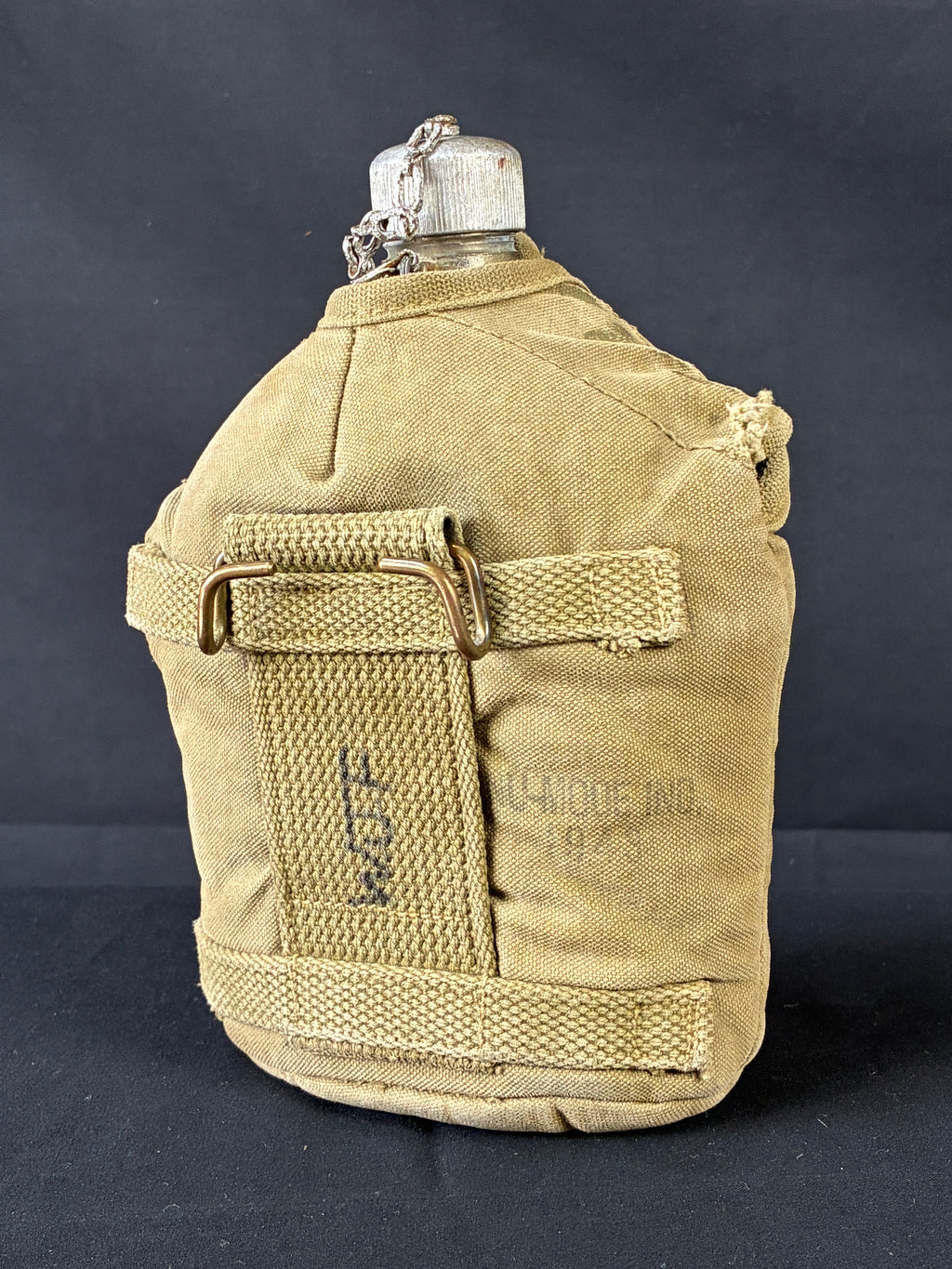 WW2 US M1919 Mounted Canteen Set - Camouflage Cover