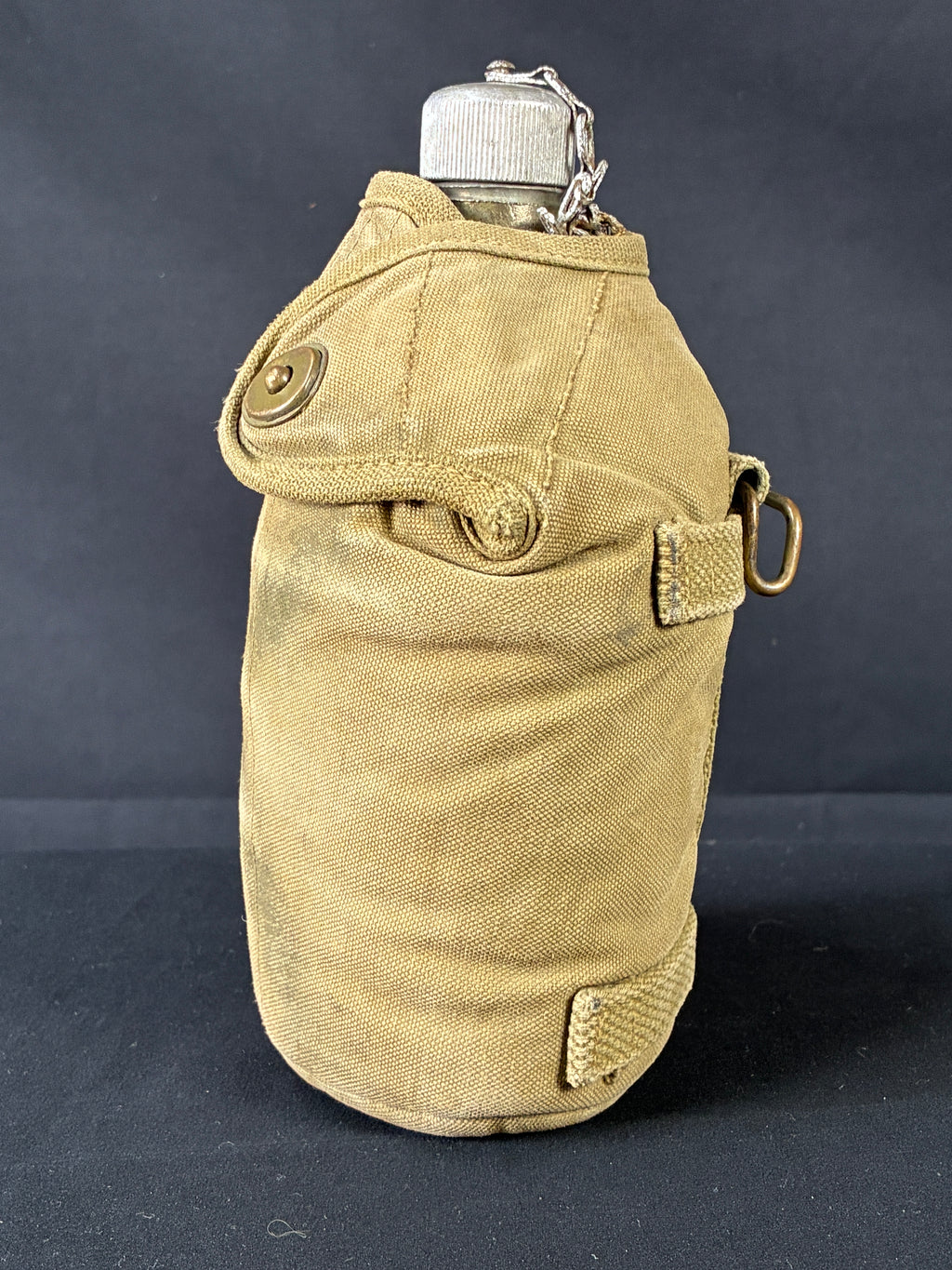 WW2 US M1919 Mounted Canteen Set - Camouflage Cover