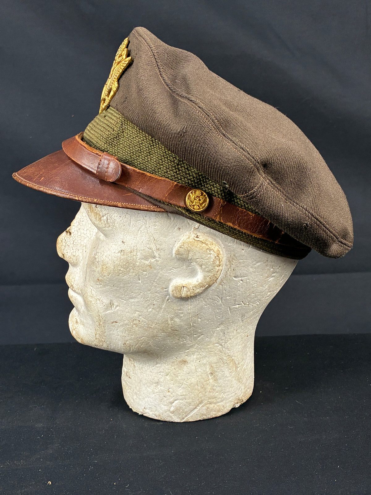 WW2 USAAF Officers Crusher Cap