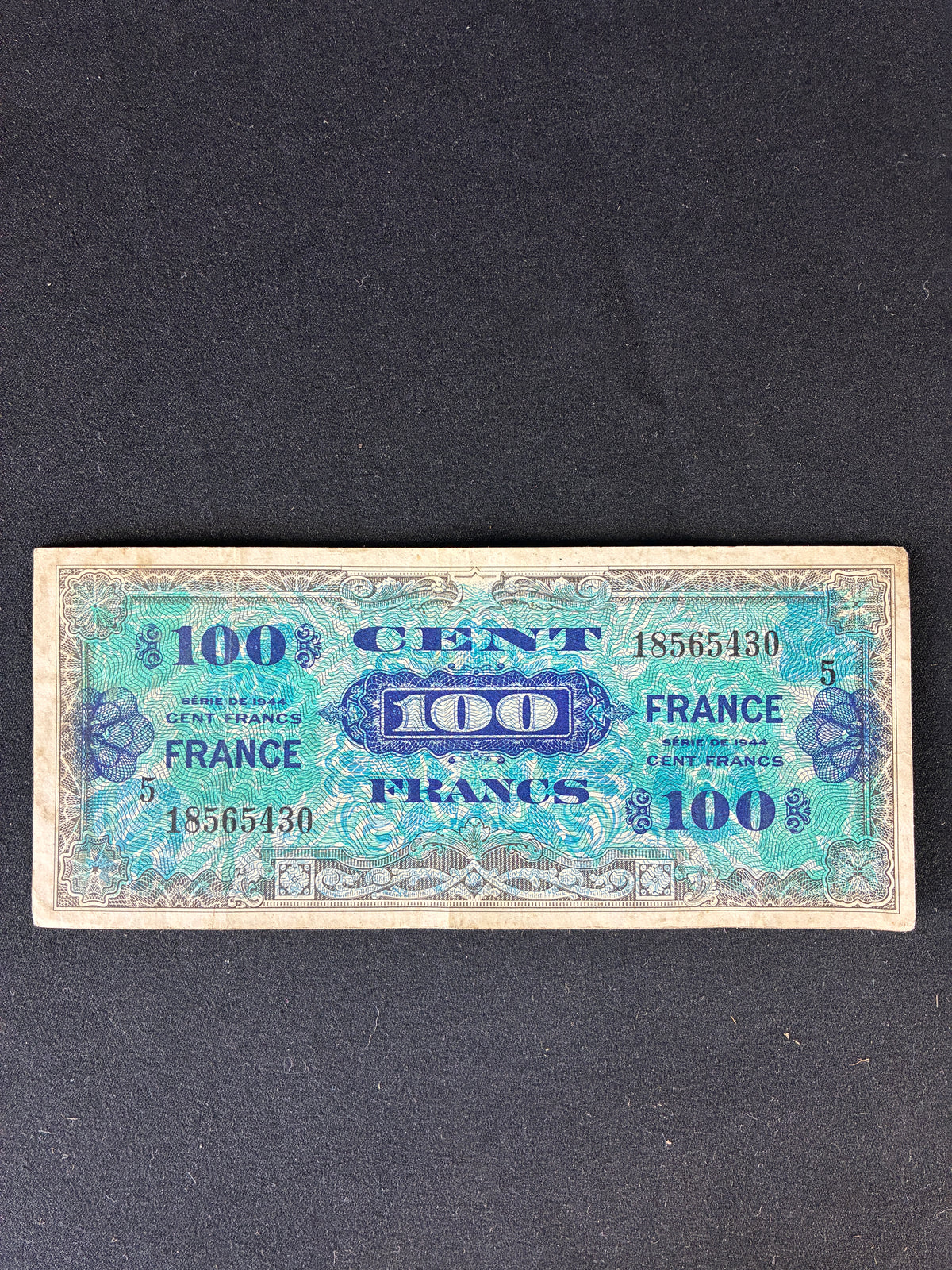 WW2 Invasion Currency - 100 Francs - Normandy
