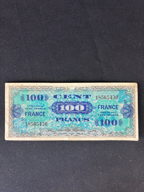 WW2 Invasion Currency - 100 Francs - Normandy