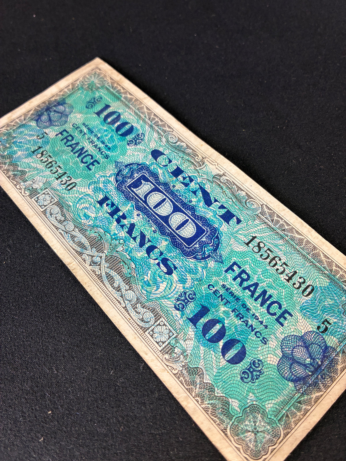 WW2 Invasion Currency - 100 Francs - Normandy