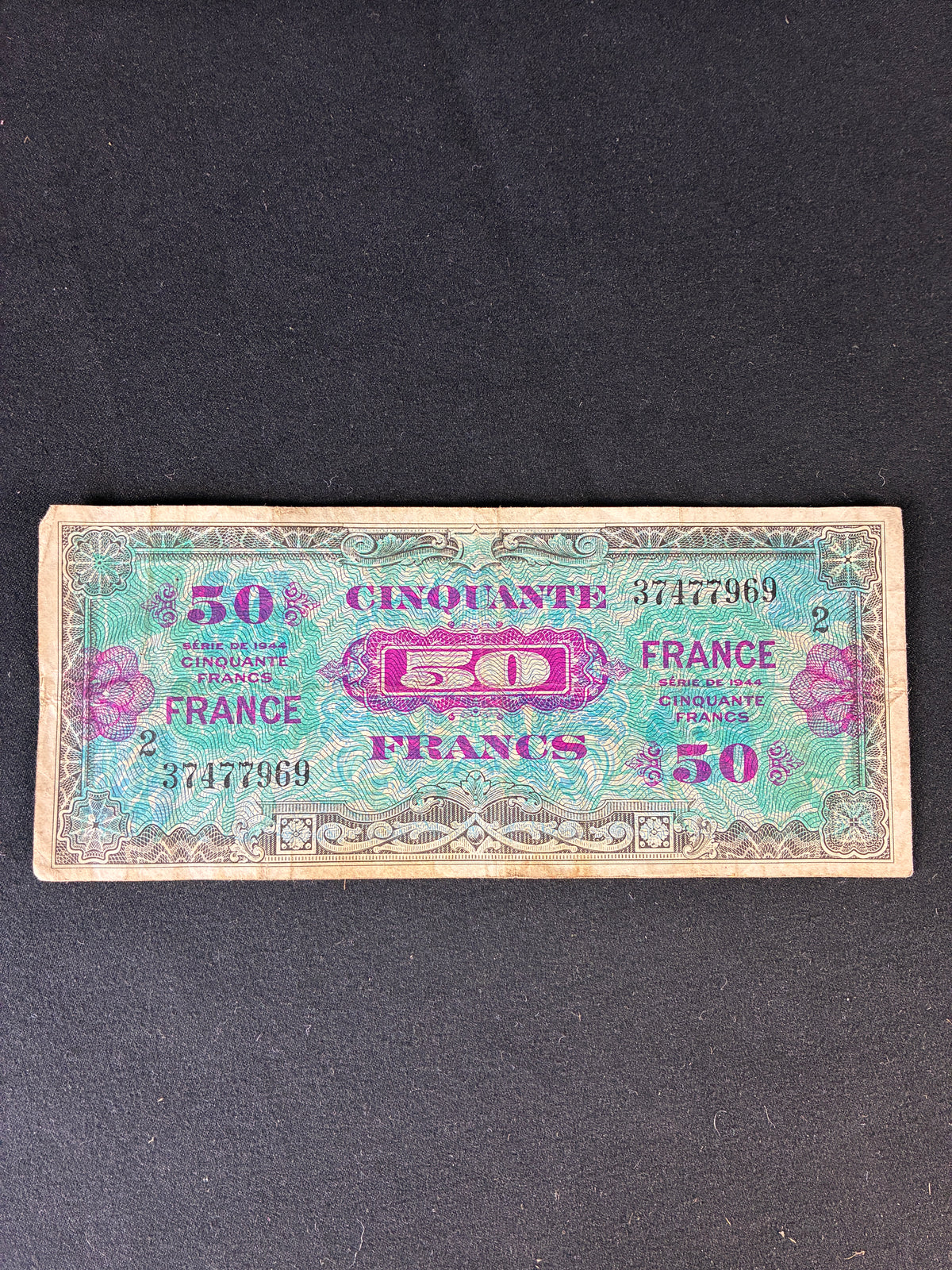 WW2 Invasion Currency - 50 Francs - Normandy