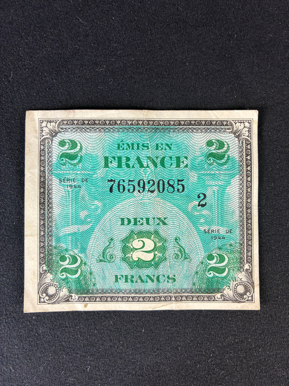 WW2 Invasion Currency - 2 Francs - Normandy
