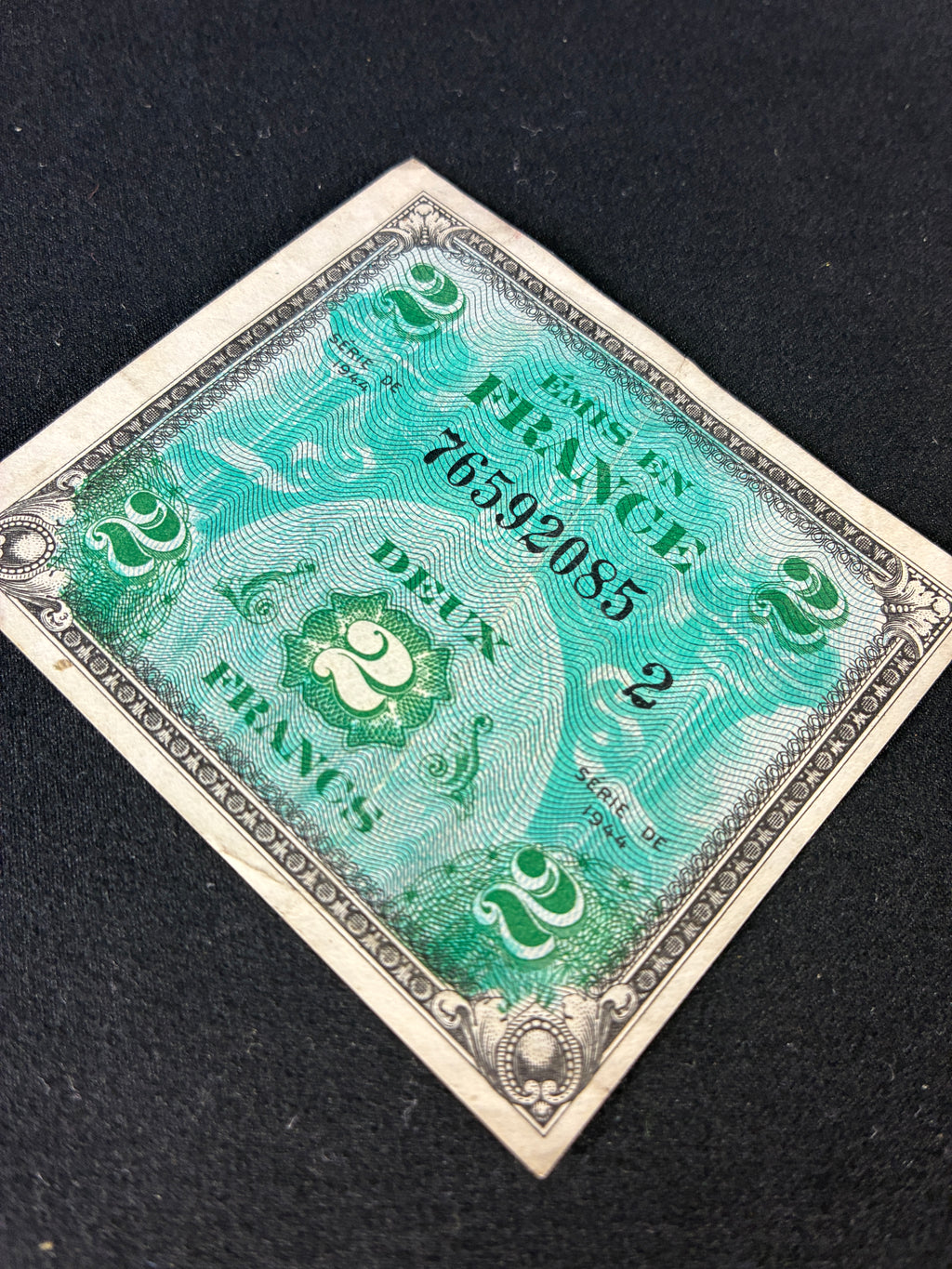 WW2 Invasion Currency - 2 Francs - Normandy