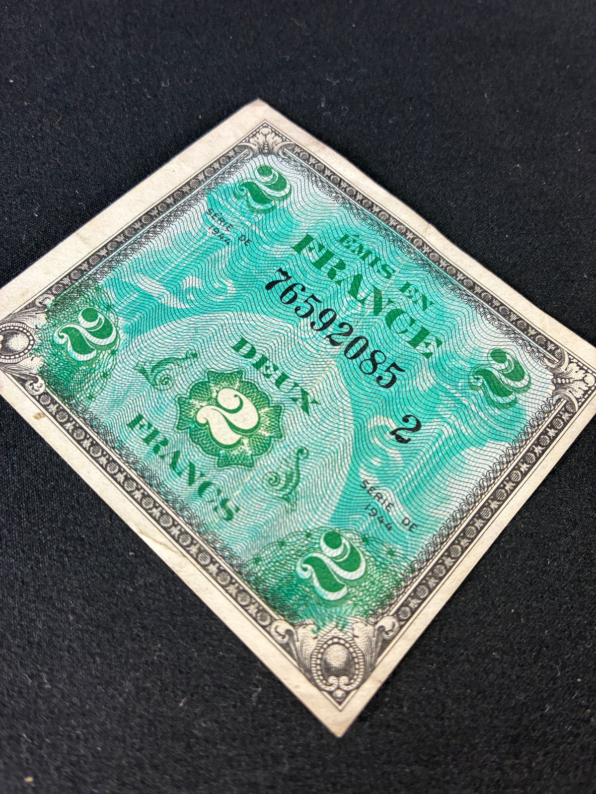 WW2 Invasion Currency - 2 Francs - Normandy