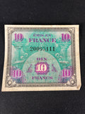 WW2 Invasion Currency - 10 Francs - Normandy